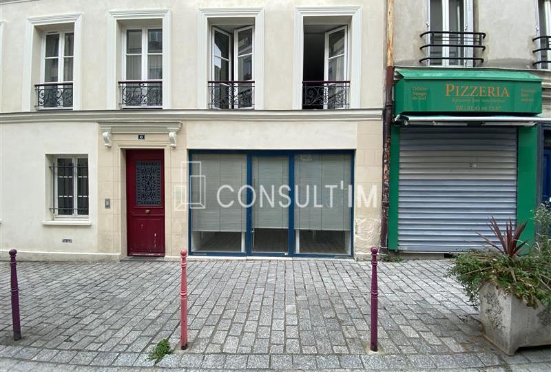 Au coeur du quartier Ménilmontant, en location pure une boutique disponible immédiatement