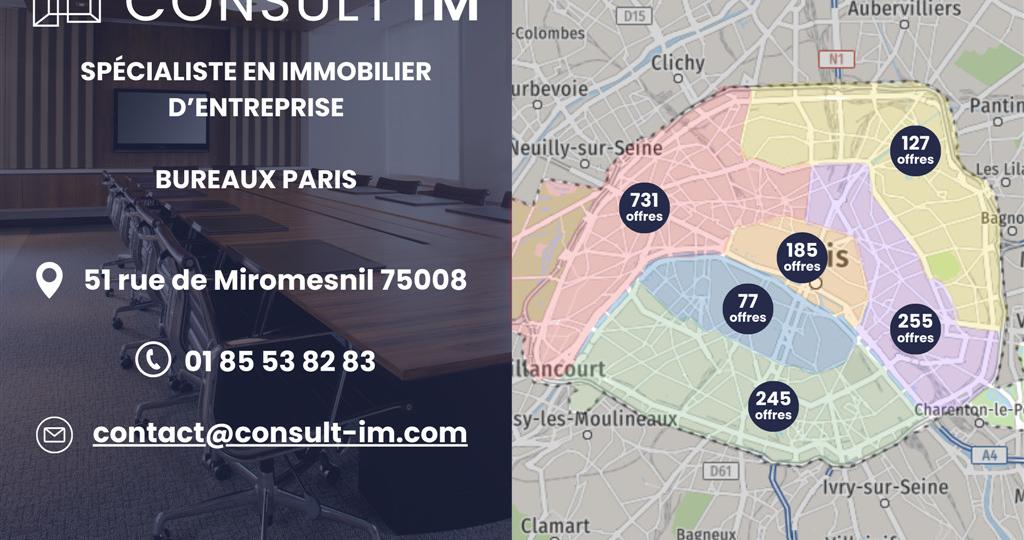 Au cœur du 11ème, des bureaux lumineux à louer