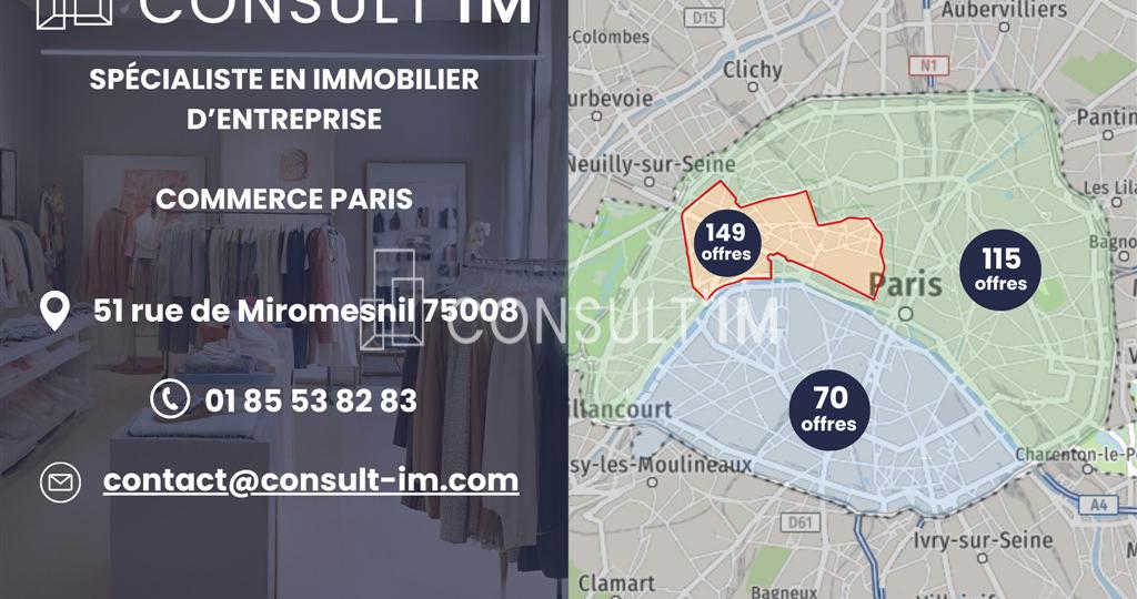 Au coeur du quartier Ménilmontant, en location pure une boutique disponible immédiatement