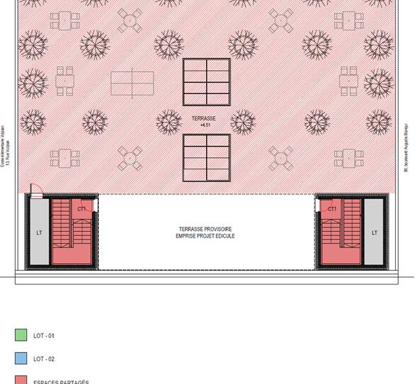 A louer bureaux en très bon état avec terrasse